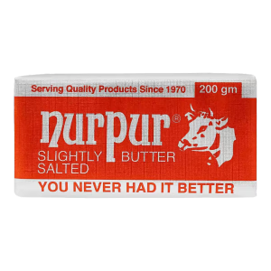 Nurpur Butter Slightly Salted Pack 200g