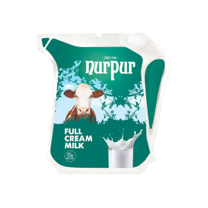 Nurpur Original Full Cream Milk Ecolean Pouch 125ml